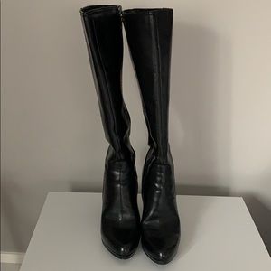 Nine West black tall boots 8.5M